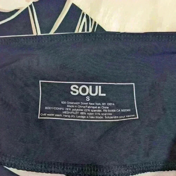 NWOT Soulcycle Retro Palm Leggings size S - Picture 6 of 9